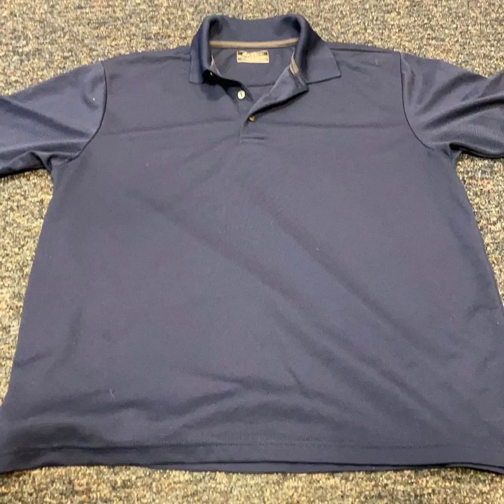Ben Hogan navy Blue polo shirt sz. L